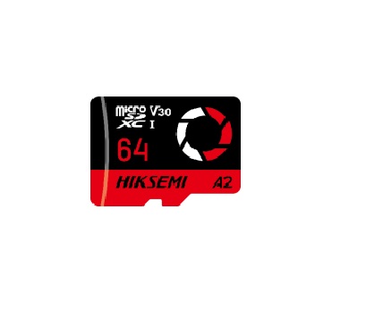 TARJETA DE MEMORIA MICROSD 64GB HIKSEMI , VIGILANCIA , LINEA MEDIA, ESPECIAL EVENTOS, HASTA 2K
