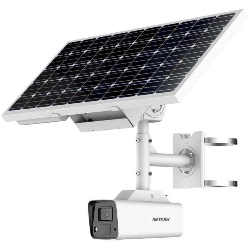 CAMARA IP, HIKVISION, PANEL SOLAR, 4MP, COLORVU, LENTE 4MM, AUDIO, 4G