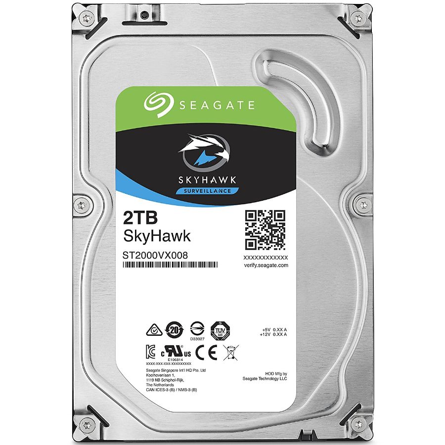[DISCOHD2TSS] DISCO RIGIDO SEAGATE SKYHAWK DE 2 TB SATA P/ VIDEO VIGILANCIA