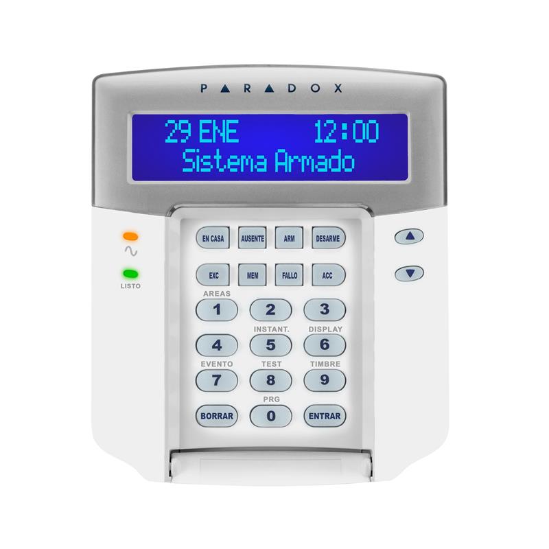 [K641+] TECLADO EVO LCD ALFANUMERICO, 192 ZONAS / 8 PARTICIONES 