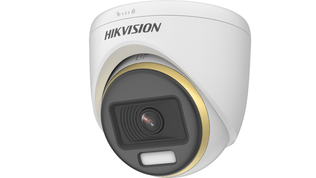 [DS-2CE70DF3T-MF] CAMARA HIKVISION, TURRET, COLORVU, 2MP, 2.8MM, LUZ BLANCA  20M,  METAL