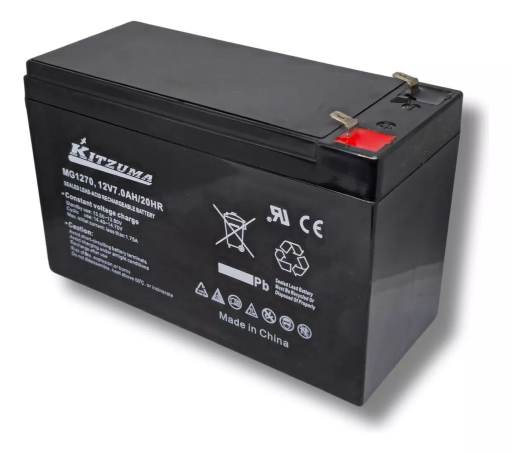 [B12KITZ] BATERIA 12V 7 AMP ,KITZUMA / TRAGEL NP7A-12 *OFERTA