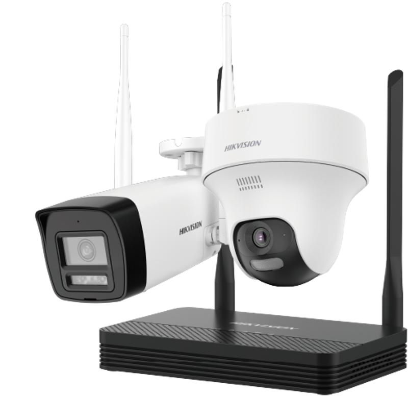 [NKS424W02H] KIT WIFI HIKVISION EASYLINK (NKS424W02H) 4 MEGAS, SE COMPONE DE  NVS (DS-7104NI-S1/W/KIT) + BULLET (DS-2CV1043G2-LIDWF) + TURRET PT (DS-2CV1F43G2-LIDWF),INCLUYE FUENTES, *OPCIONAL: TARJETA MICROSD