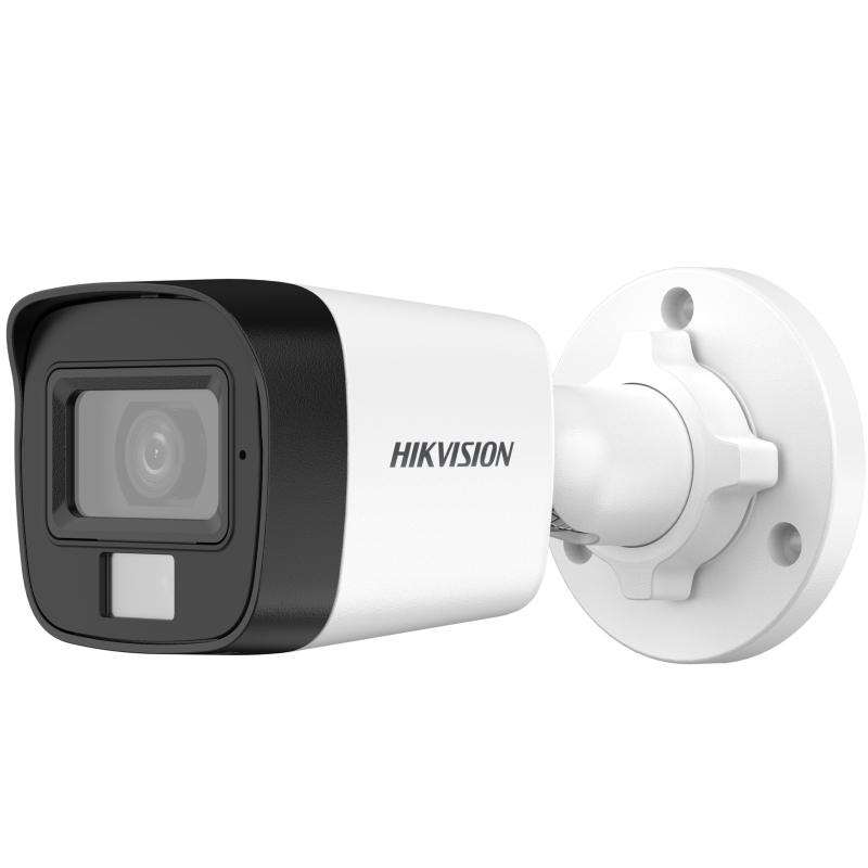 [DS-2CE16D0T-LFS] CAMARA HIKVISION, BULLET,  COLORVU DUAL, 2MP, 2.8MM, EXIR Y/O LUZ BLANCA 20M, METAL, MIC AUDIO POR COAXIAL, IP67 (REEMPLAZA DS-2CE10DF0T-F)