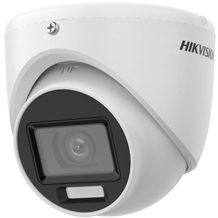 CAMARA HIKVISION, TURRET, COLORVU DUAL, 5MP, 2.8MM, LUZ BLANCA 20M, IR 30M, MIC AUDIO POR COAXIAL, METAL